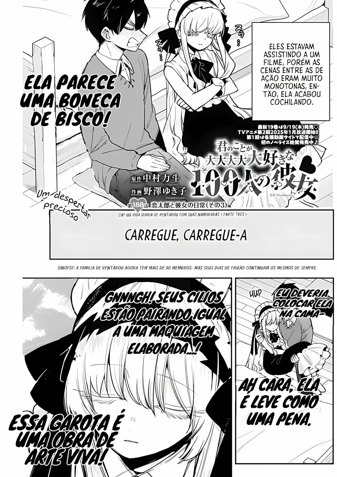 Kimi no Koto ga dai dai dai dai dai suki na 100-nin no Kanojo capítulo 188 página 2