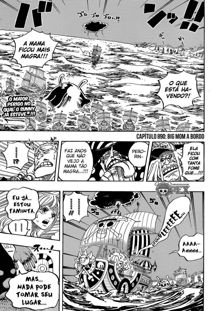 One Piece capítulo 890 página 3