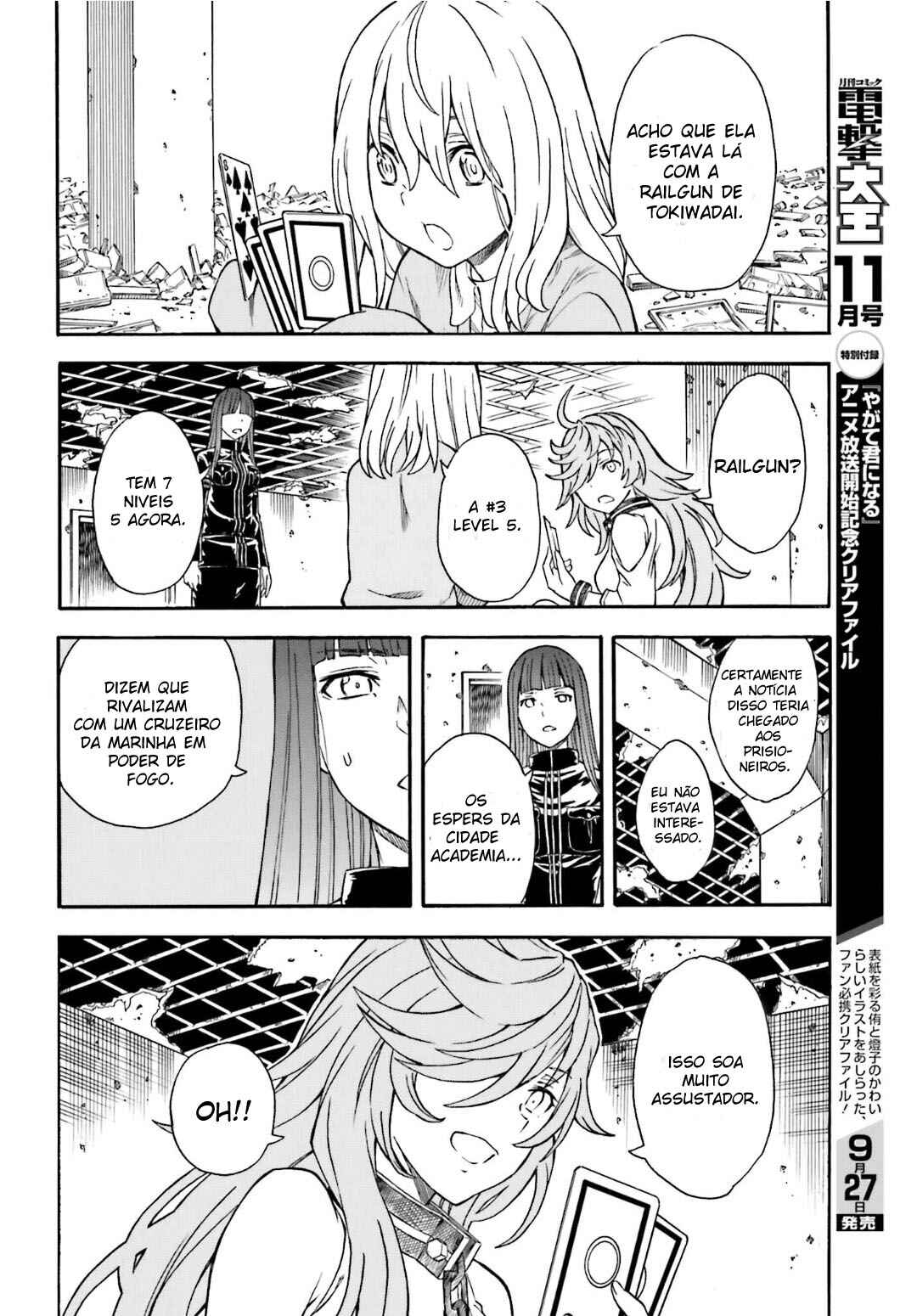 Toaru Majutsu no Index Gaiden: Toaru Kagaku no Railgun capítulo 107 página 8