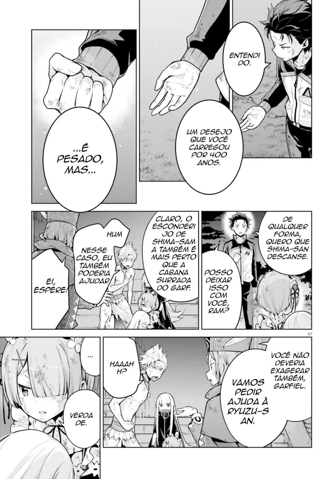 Re:Zero kara Hajimeru Isekai Seikatsu: Dai 4-shou—Seiiki to Gouyoku no Majo capítulo 57 página 7