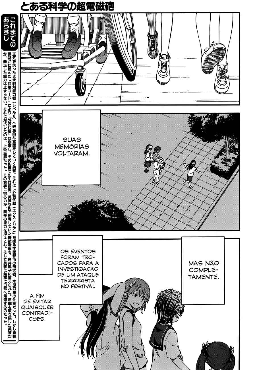 Toaru Majutsu no Index Gaiden: Toaru Kagaku no Railgun capítulo 71 página 3