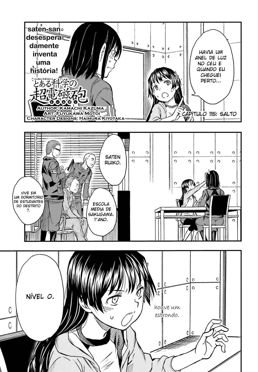 Toaru Majutsu no Index Gaiden: Toaru Kagaku no Railgun capítulo 115 página 1