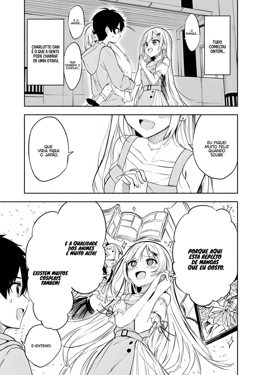 Maigo ni Natteita Youjo wo Tasuketara, Otonari ni Sumu Bishoujo Ryuugakusei ga Ie ni Asobi ni Kuru you ni Natta Ken ni Tsuite capítulo 9 página 4
