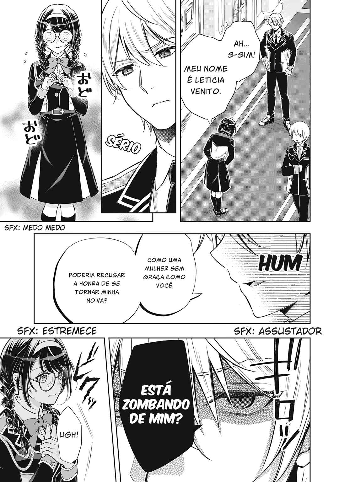Dantoudai ni Kieta Densetsu no Akujo, Nidome no Jinsei de wa Gariben Jimi Megane ni Natte Heion wo Nozomu capítulo 1.5 página 4