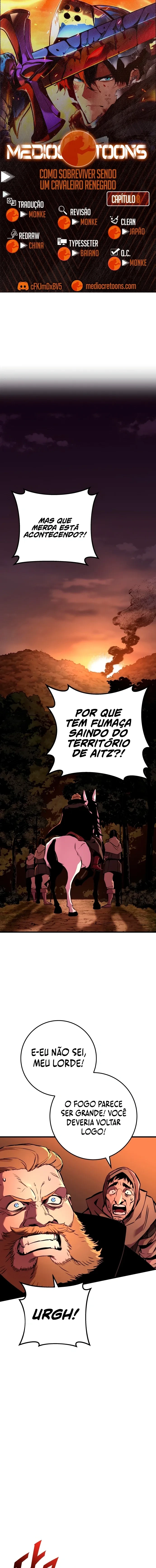 Como Sobreviver Sendo Um Cavaleiro Renegado capítulo 8 página 1