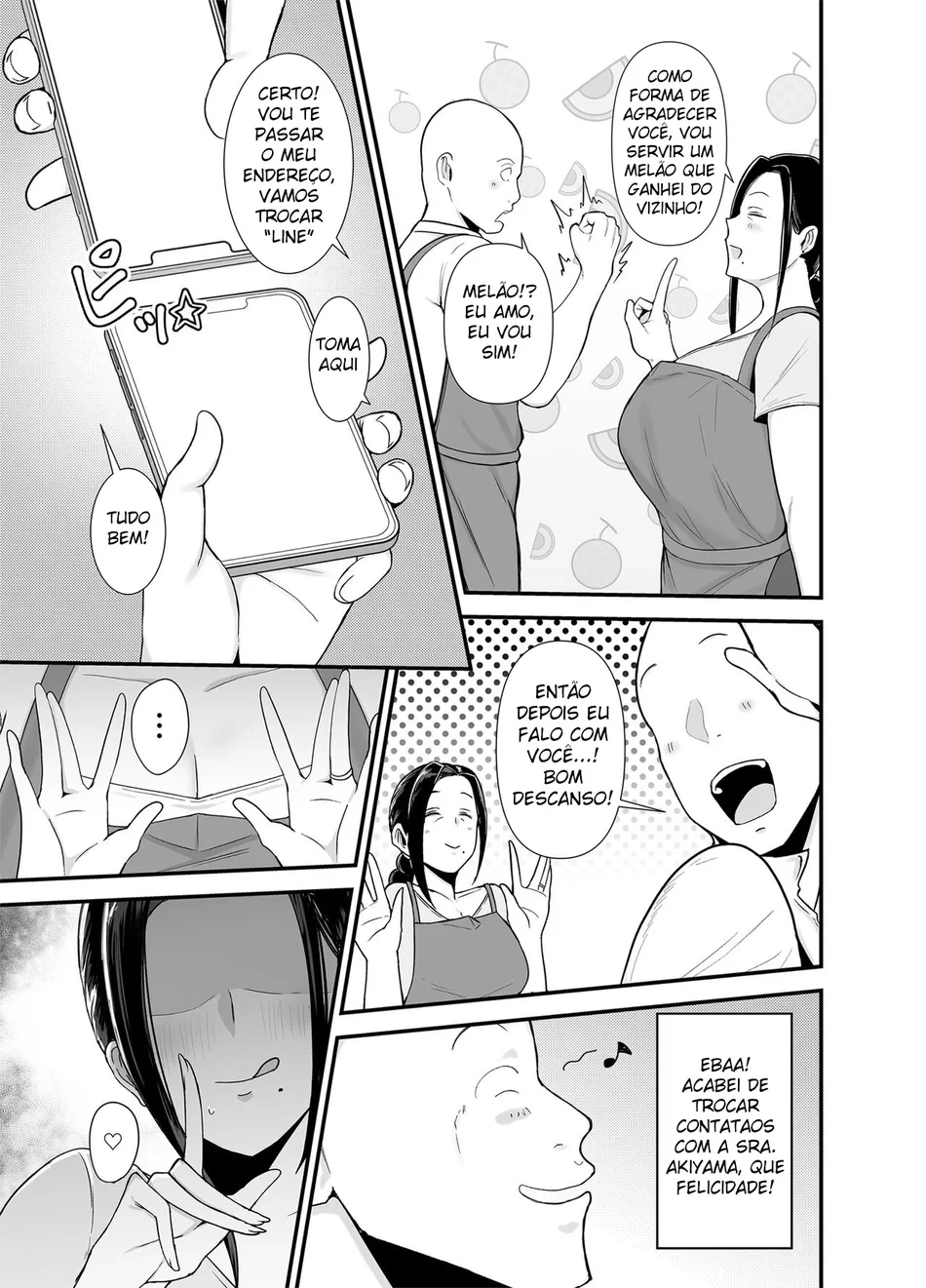 A Mulher Casada do Meu Trabalho de Meio Período, Akiyama-san capítulo 1 página 8