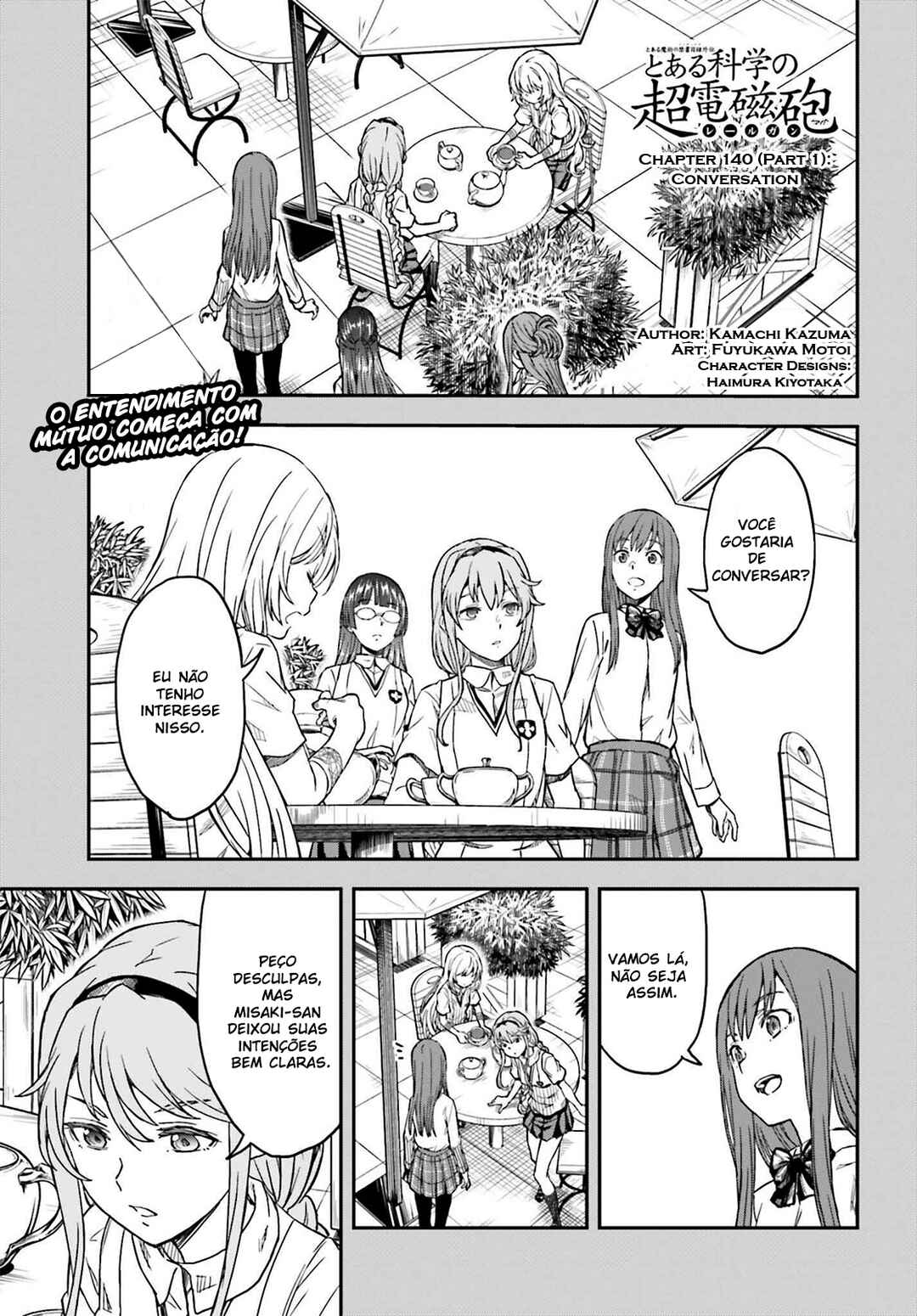 Toaru Majutsu no Index Gaiden: Toaru Kagaku no Railgun capítulo 140.1 página 2