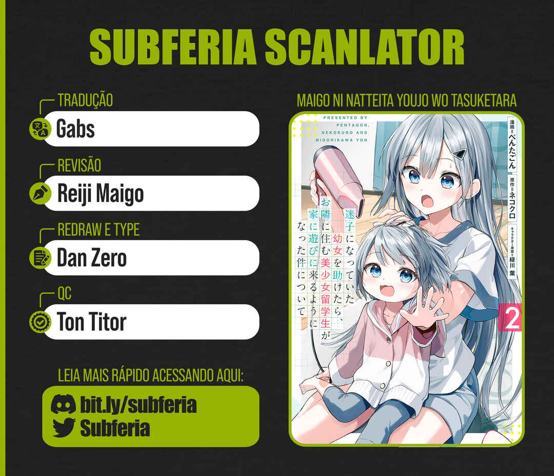 Maigo ni Natteita Youjo wo Tasuketara, Otonari ni Sumu Bishoujo Ryuugakusei ga Ie ni Asobi ni Kuru you ni Natta Ken ni Tsuite capítulo 13.5 página 1