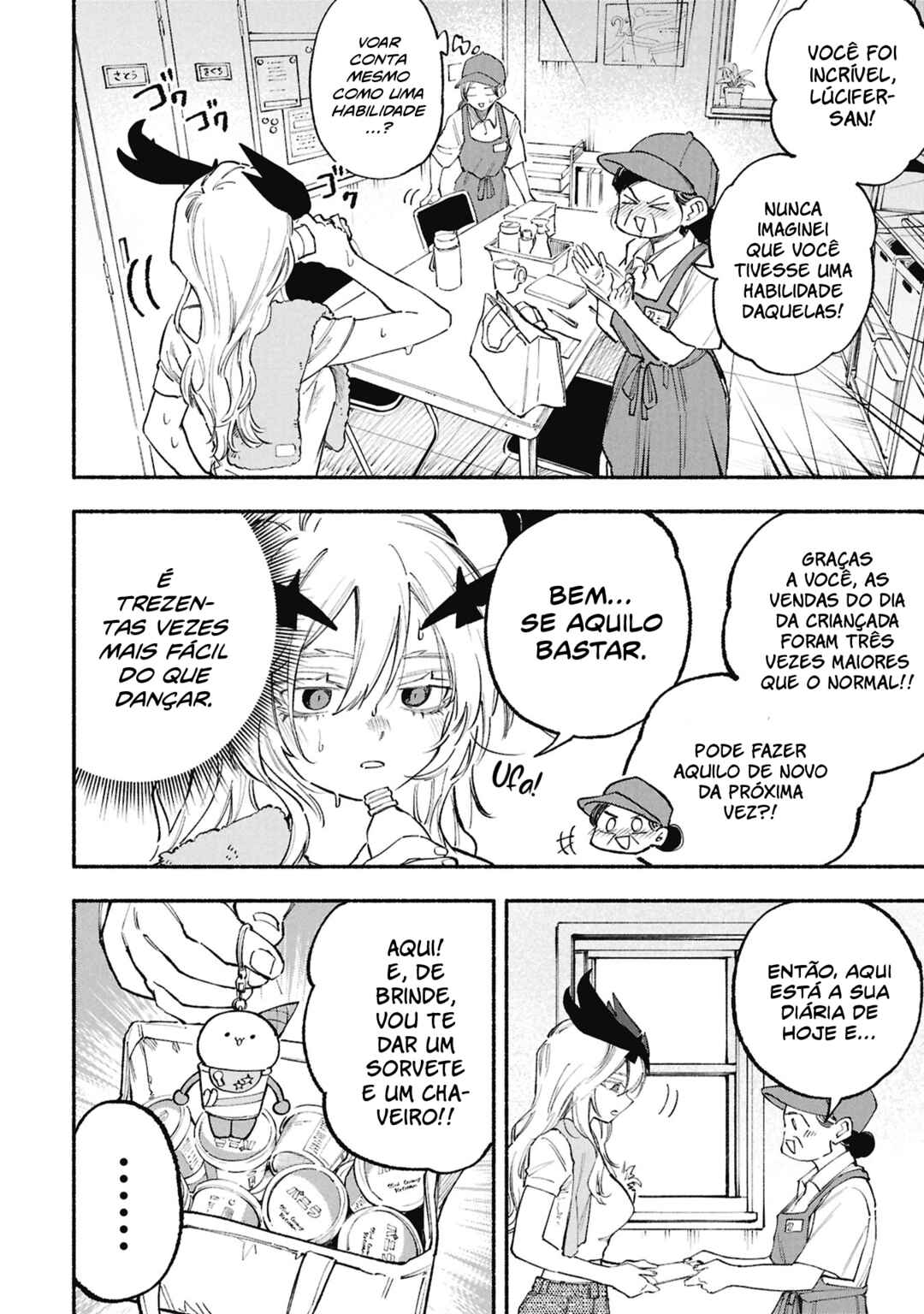 Lucifer-san no Daraku Gohan capítulo 6 página 8