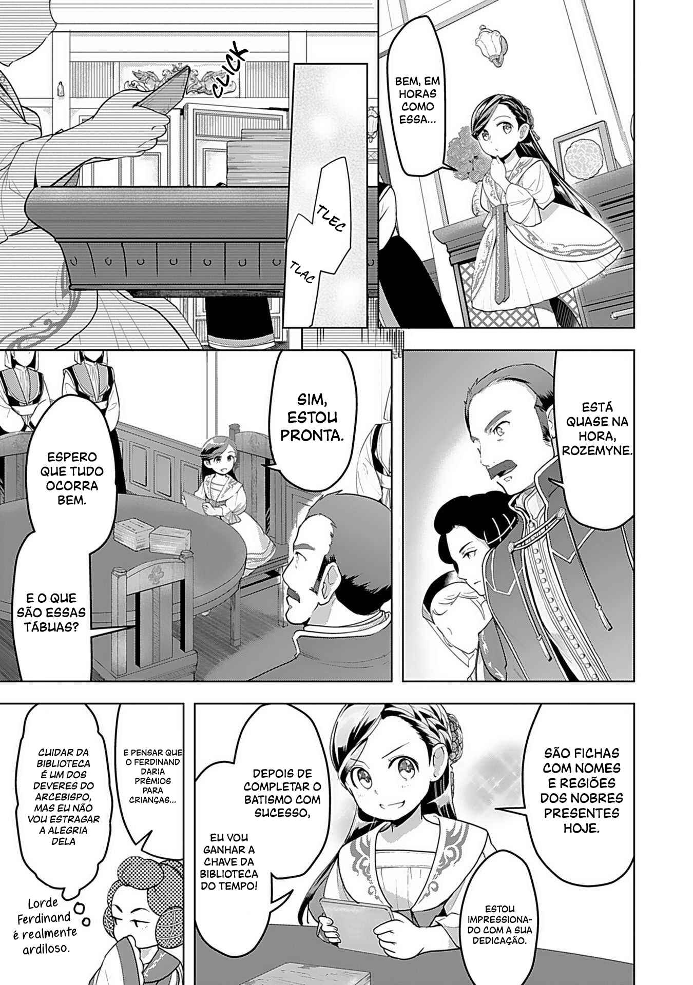 Honzuki no Gekokujou: Shisho ni Naru tame ni wa Shudan o Erandeiraremasen—Dai-3 Bu: Ryouchi ni Hon o Hirogeyou! capítulo 2 página 4