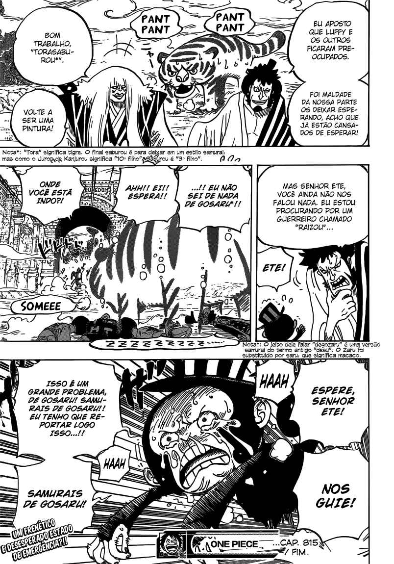One Piece capítulo 815 página 18