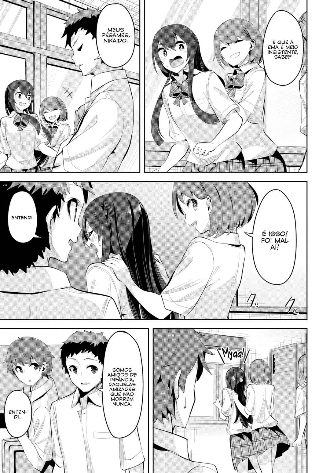 Tenkousaki no Seiso Karen na Bishoujo ga, Mukashi Danshi to Omotte Issho ni Asonda Osananajimi datta Ken capítulo 17 página 4