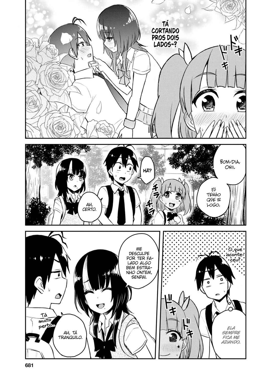 Hajimete no Gal capítulo 56 página 9