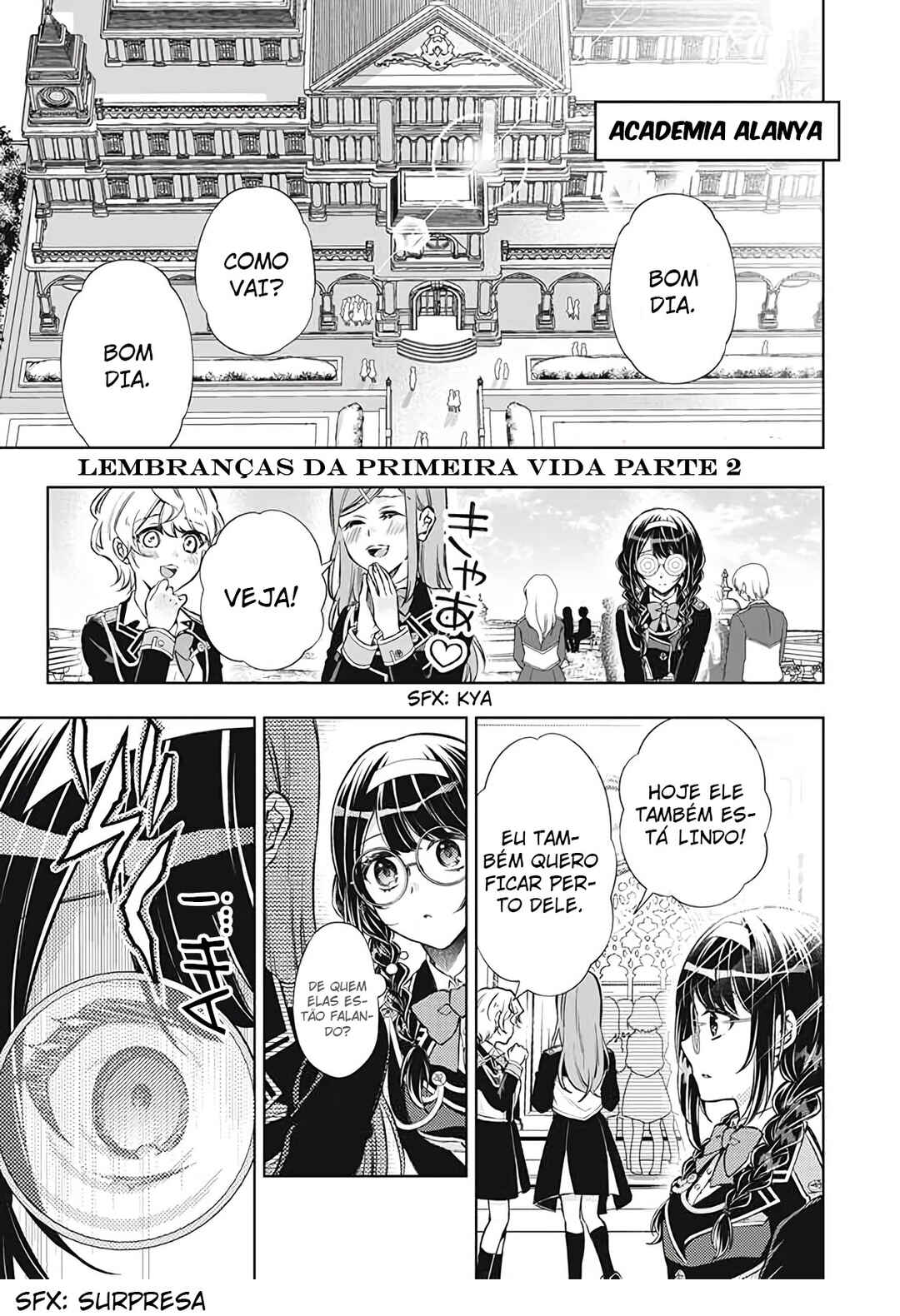 Dantoudai ni Kieta Densetsu no Akujo, Nidome no Jinsei de wa Gariben Jimi Megane ni Natte Heion wo Nozomu capítulo 1.2 página 2
