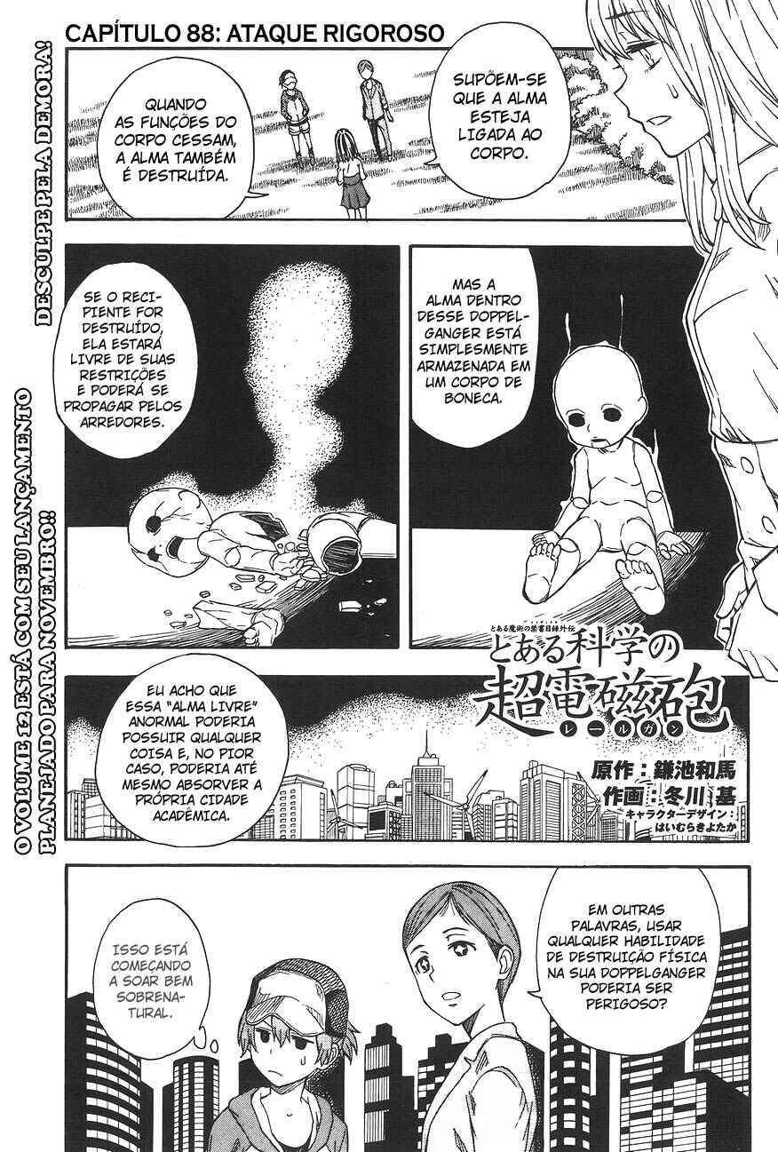 Toaru Majutsu no Index Gaiden: Toaru Kagaku no Railgun capítulo 88 página 1