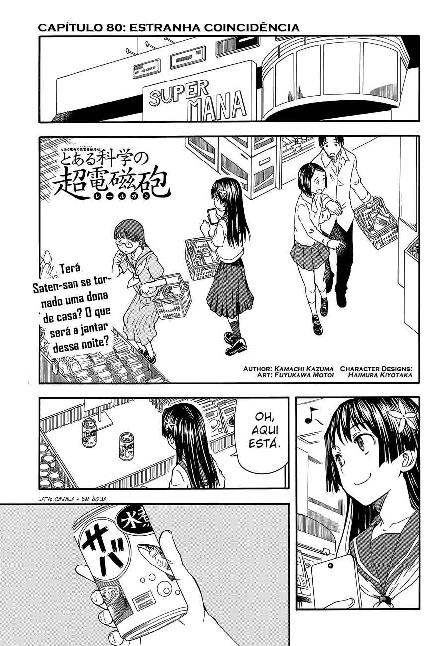 Toaru Majutsu no Index Gaiden: Toaru Kagaku no Railgun capítulo 80 página 1