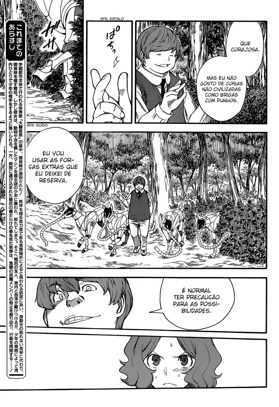 Toaru Majutsu no Index Gaiden: Toaru Kagaku no Railgun capítulo 52 página 3