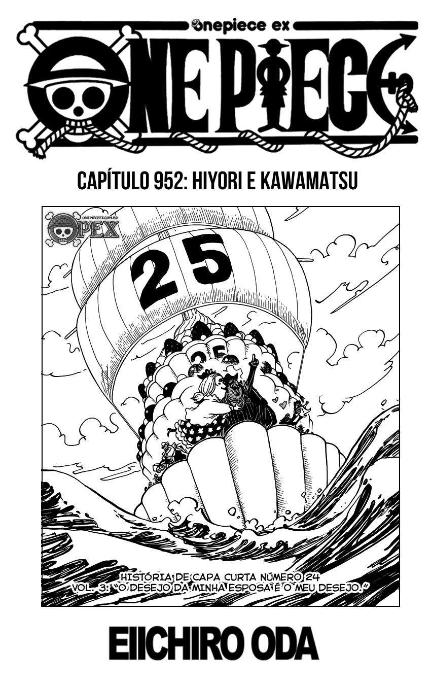 One Piece capítulo 952 página 1