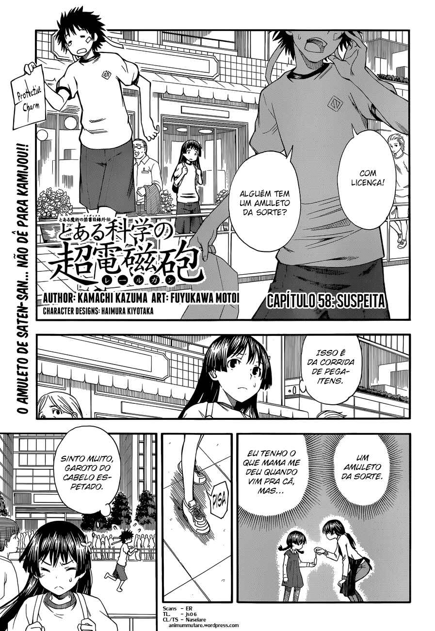 Toaru Majutsu no Index Gaiden: Toaru Kagaku no Railgun capítulo 58 página 1