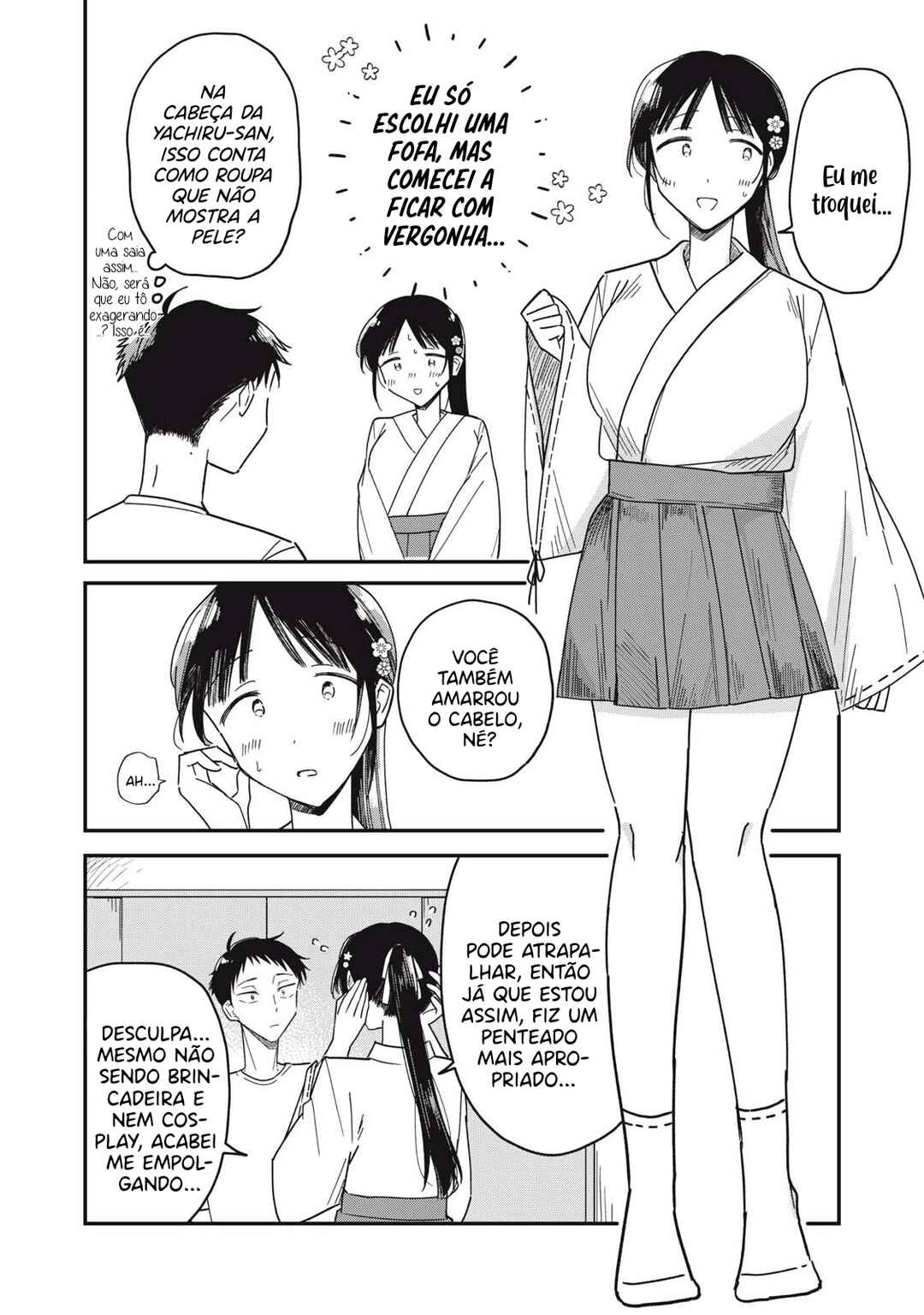 Yachiru-san wa Homeru to Nobiru capítulo 9.2 página 8