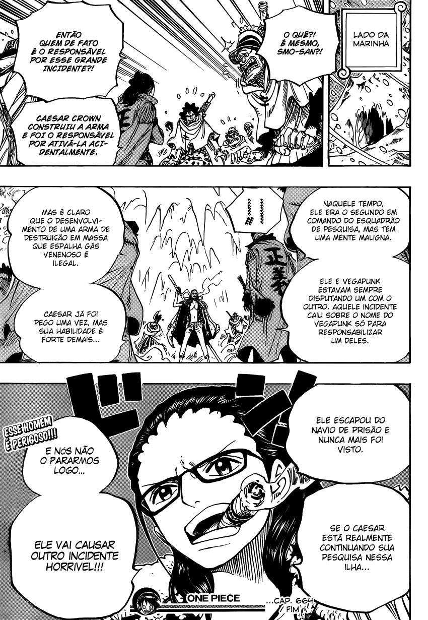 One Piece capítulo 664 página 20