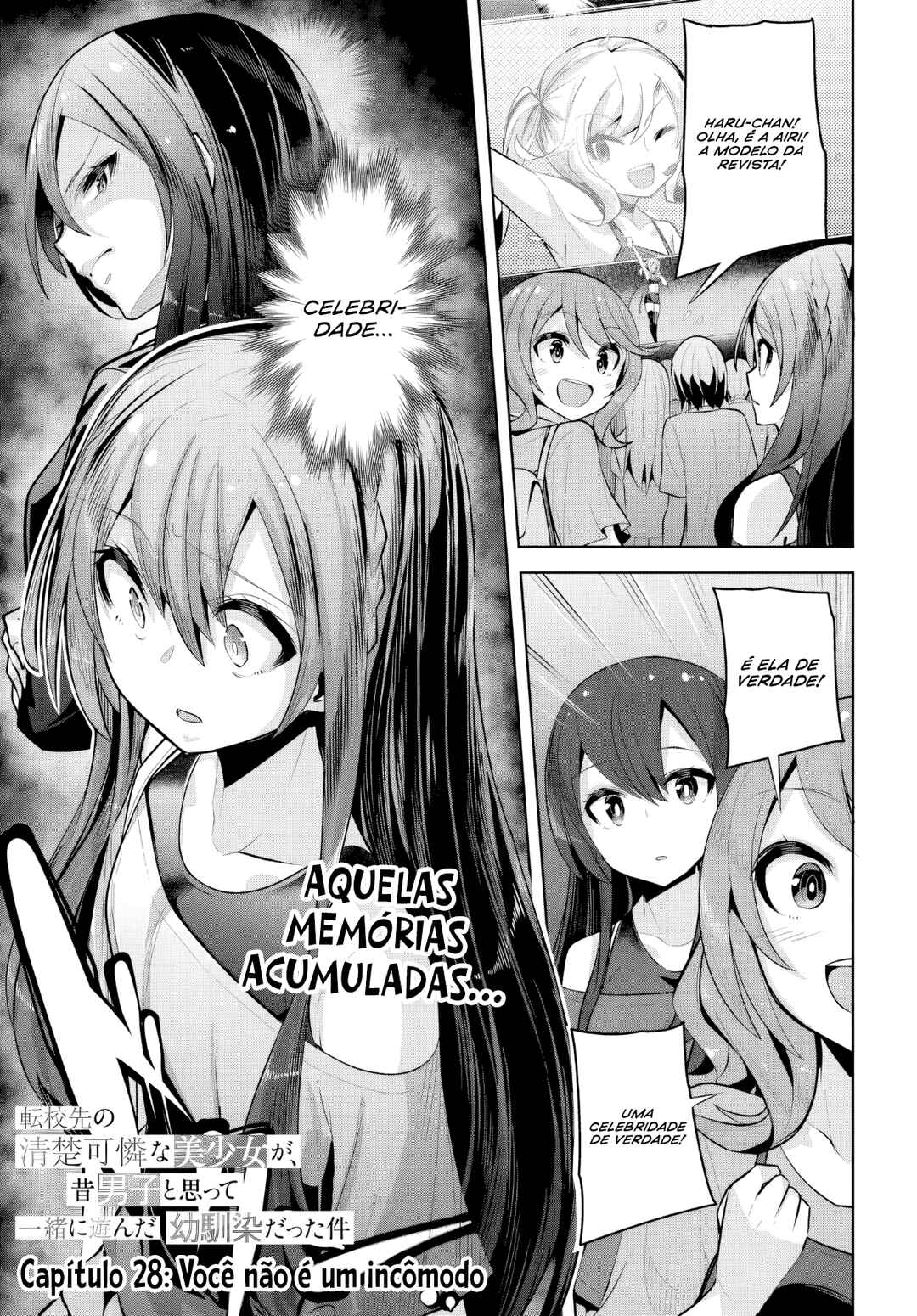 Tenkousaki no Seiso Karen na Bishoujo ga, Mukashi Danshi to Omotte Issho ni Asonda Osananajimi datta Ken capítulo 28 página 2