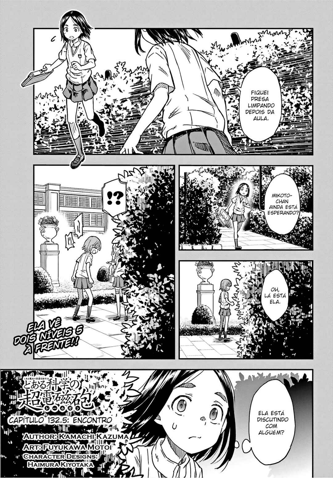 Toaru Majutsu no Index Gaiden: Toaru Kagaku no Railgun capítulo 132.5 página 2