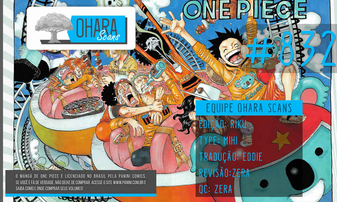 One Piece capítulo 832 página 1