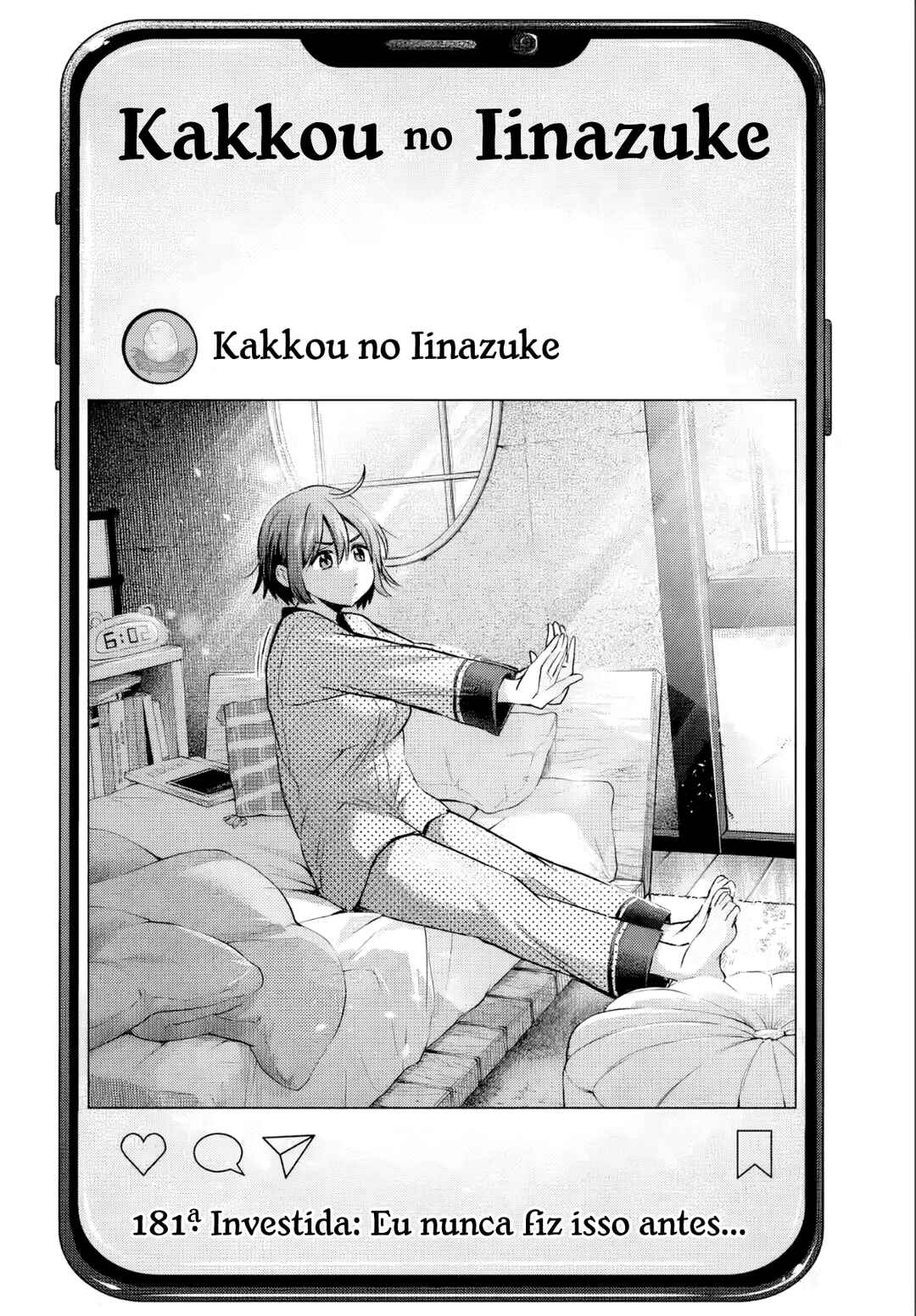 Kakkou no Iinazuke capítulo 181 página 3