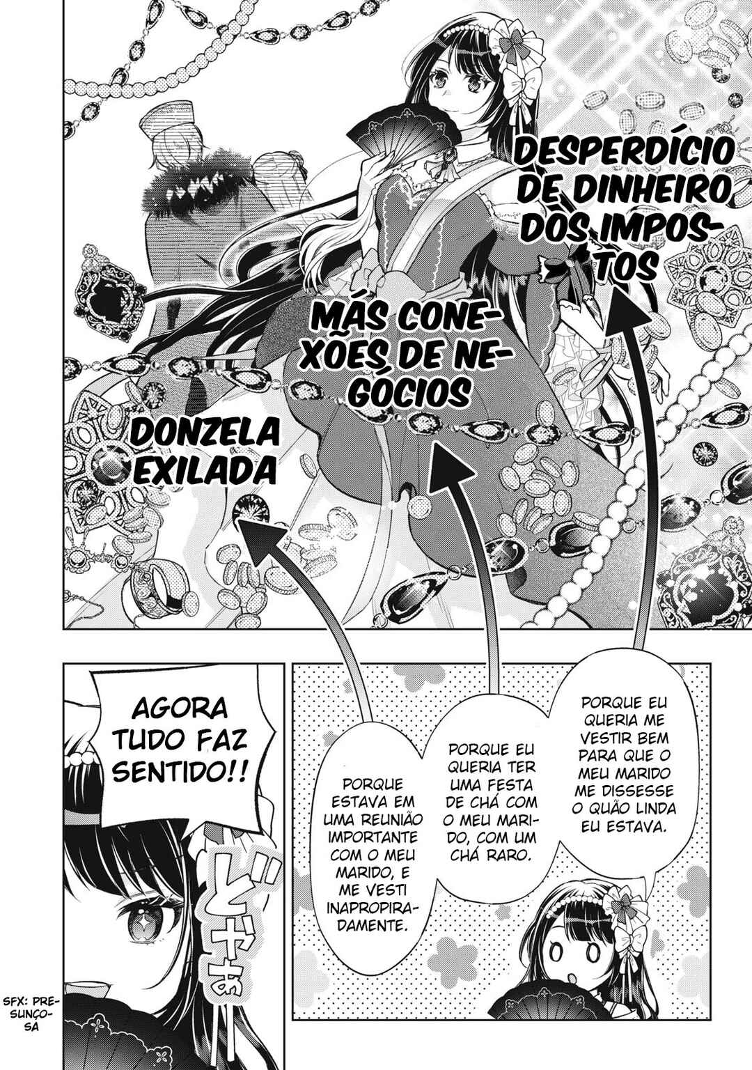 Dantoudai ni Kieta Densetsu no Akujo, Nidome no Jinsei de wa Gariben Jimi Megane ni Natte Heion wo Nozomu capítulo 1.1 página 7