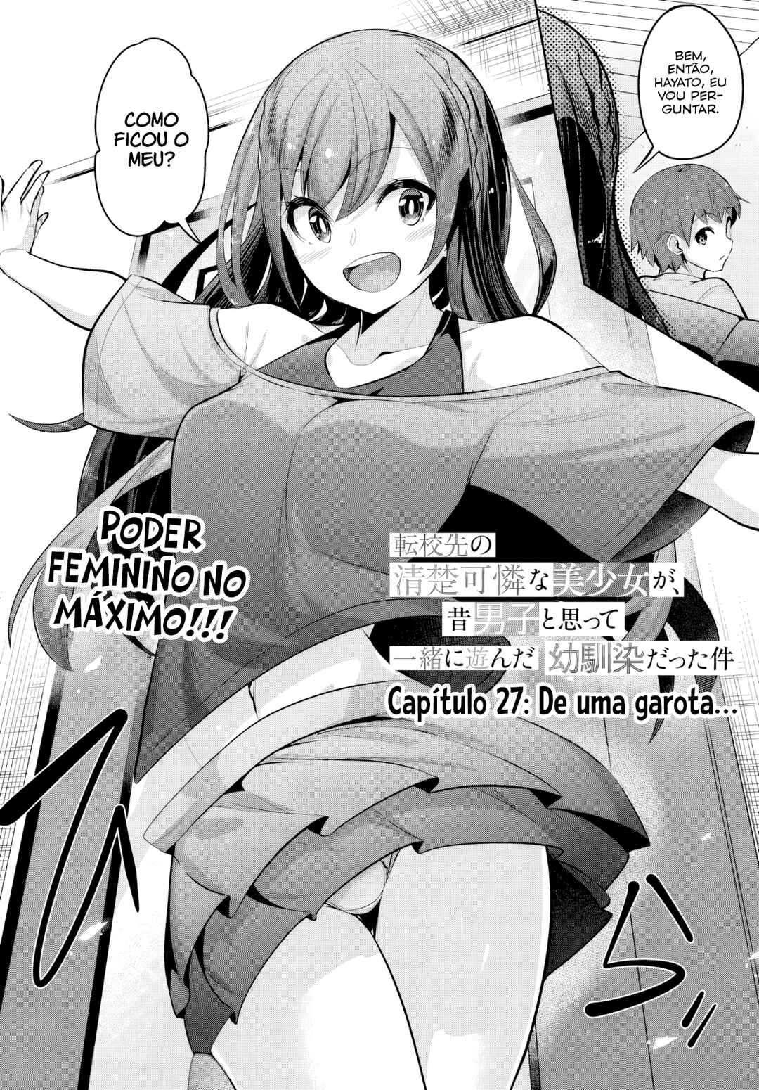Tenkousaki no Seiso Karen na Bishoujo ga, Mukashi Danshi to Omotte Issho ni Asonda Osananajimi datta Ken capítulo 27 página 6