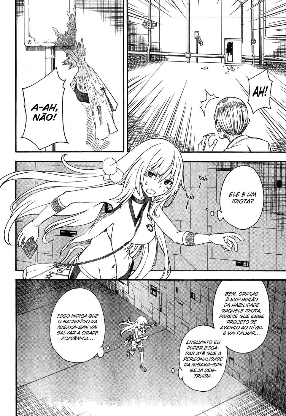 Toaru Majutsu no Index Gaiden: Toaru Kagaku no Railgun capítulo 65 página 4