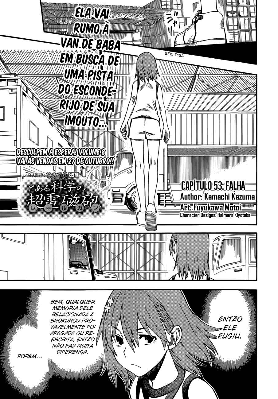 Toaru Majutsu no Index Gaiden: Toaru Kagaku no Railgun capítulo 53 página 1
