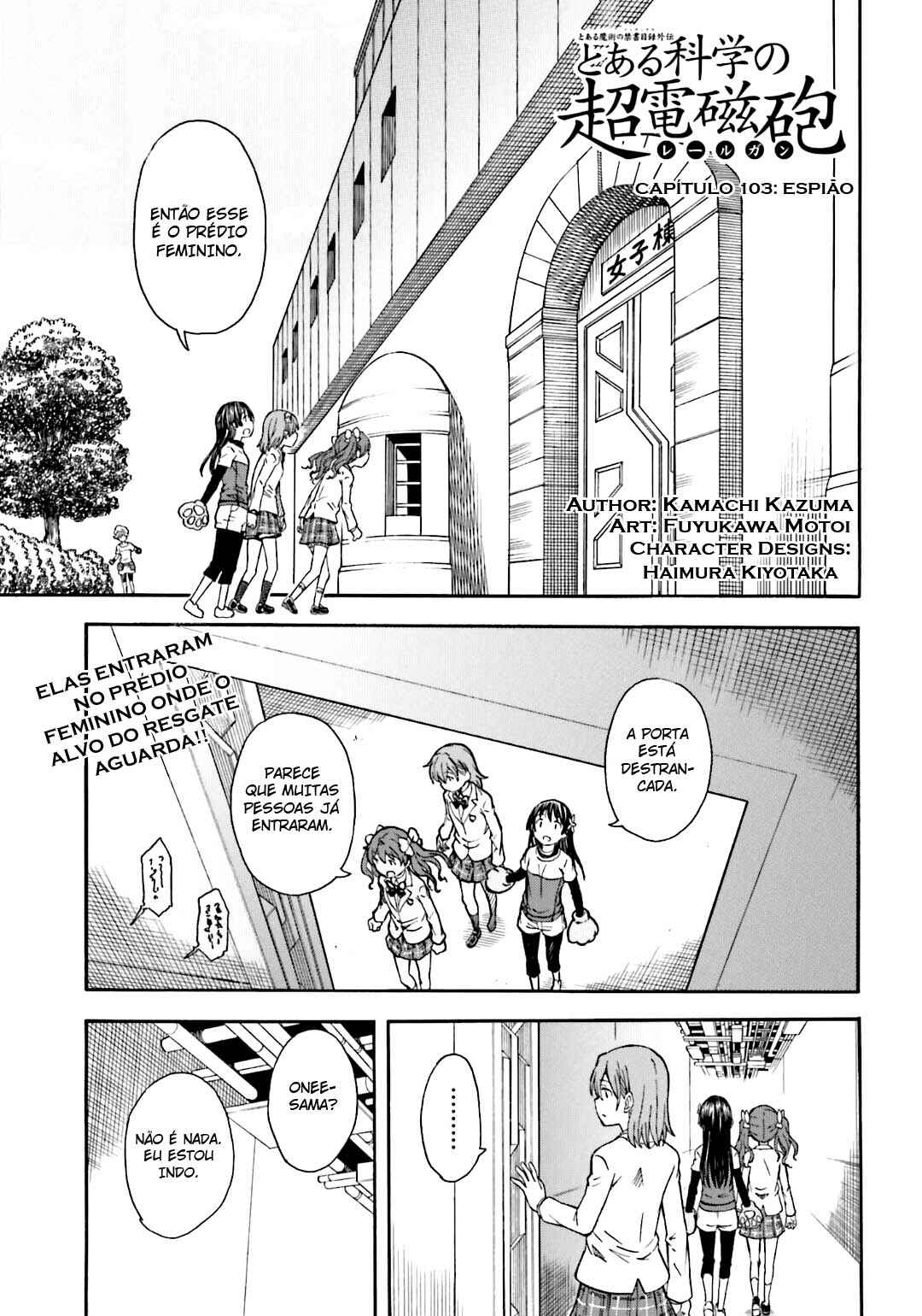 Toaru Majutsu no Index Gaiden: Toaru Kagaku no Railgun capítulo 103 página 1