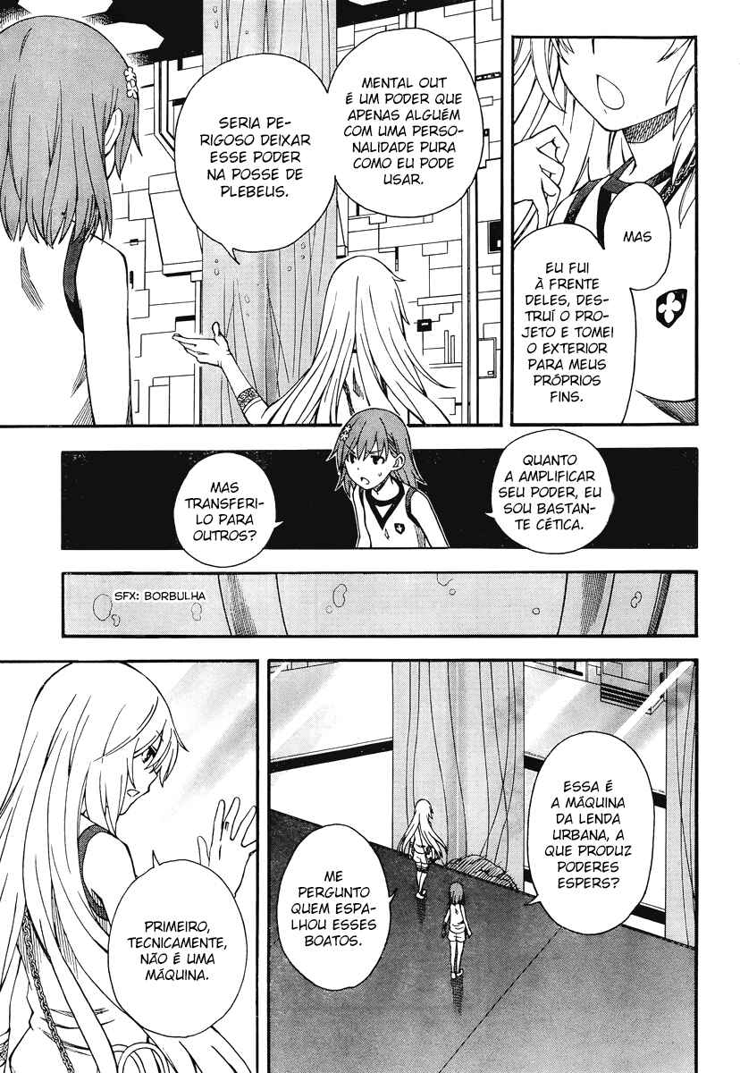 Toaru Majutsu no Index Gaiden: Toaru Kagaku no Railgun capítulo 61 página 9