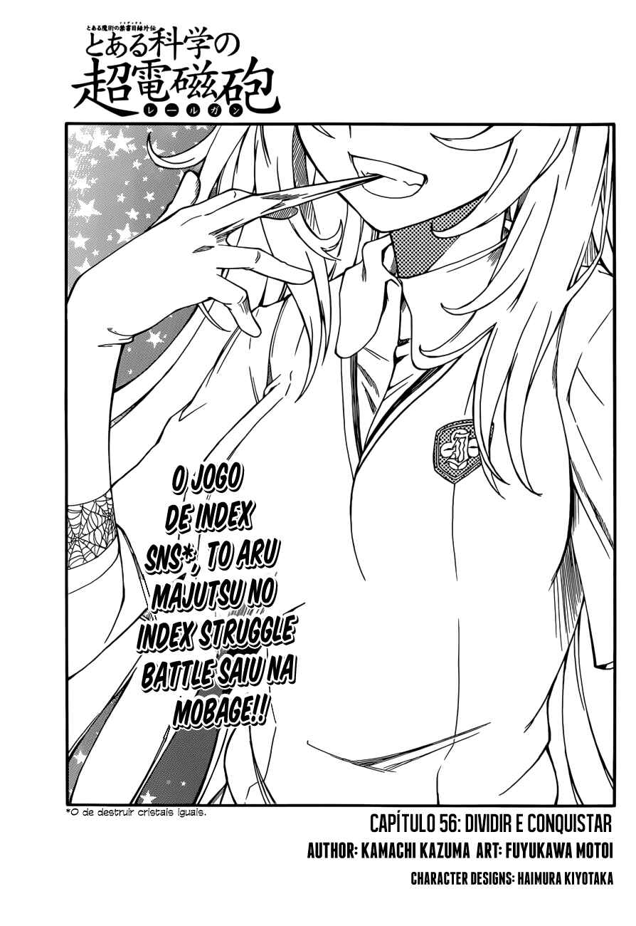 Toaru Majutsu no Index Gaiden: Toaru Kagaku no Railgun capítulo 56 página 3