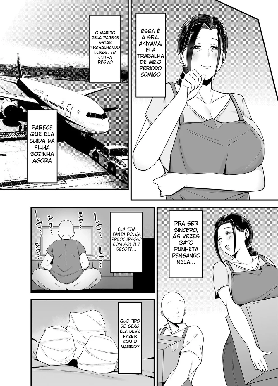 A Mulher Casada do Meu Trabalho de Meio Período, Akiyama-san capítulo 1 página 5