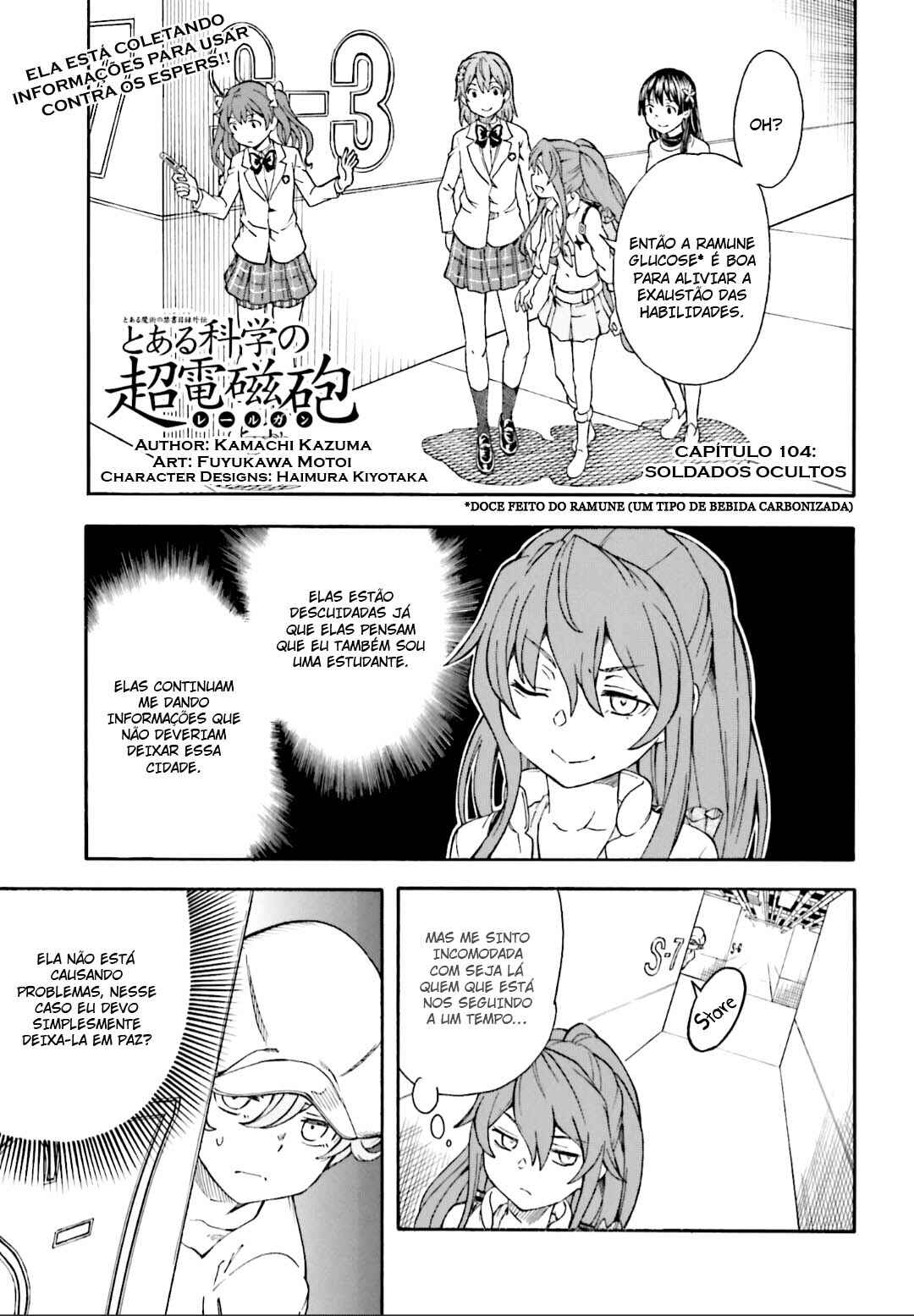 Toaru Majutsu no Index Gaiden: Toaru Kagaku no Railgun capítulo 104 página 1