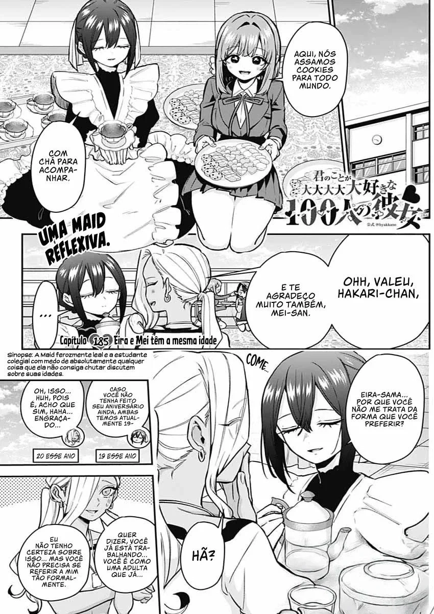 Kimi no Koto ga dai dai dai dai dai suki na 100-nin no Kanojo capítulo 185 página 2
