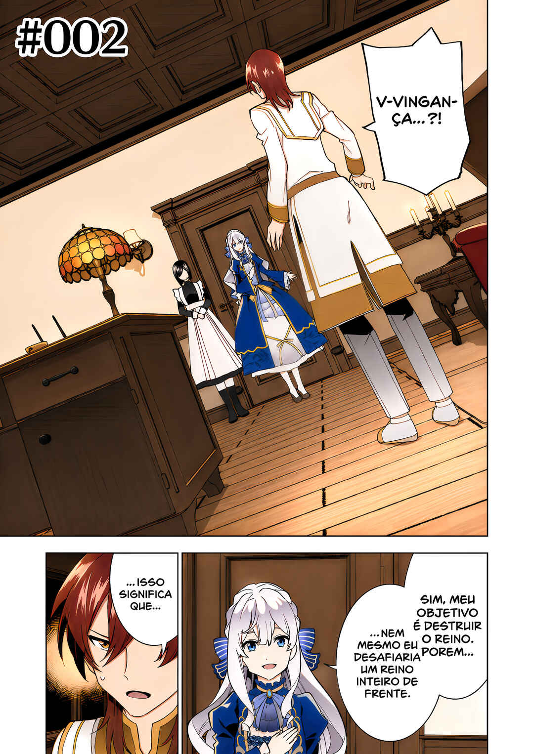 Buchigire Reijou wa Houfuku wo Chikaimashita. ~Madousho no Chikara de Sokoku wo Tataki Tsubushimasu~ capítulo 2 página 1