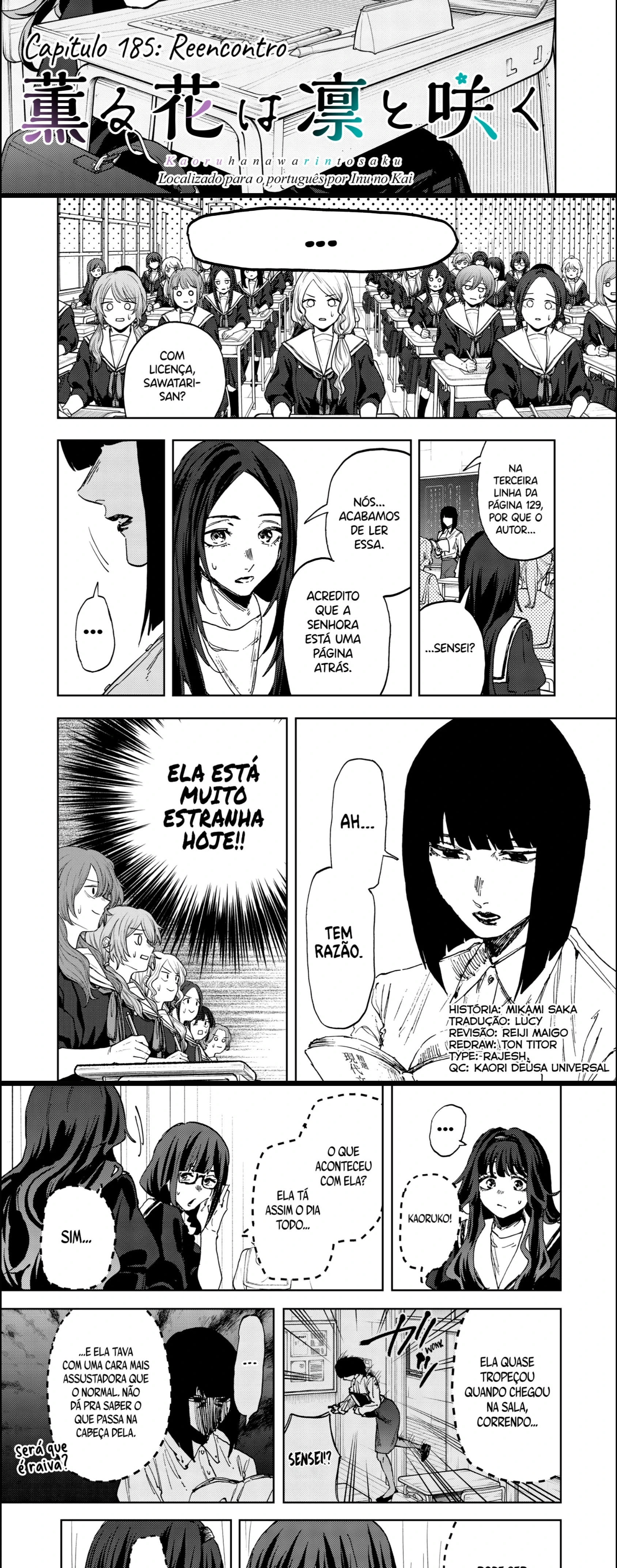 Kaoru Hana Wa Rin To Saku capítulo 185 página 2