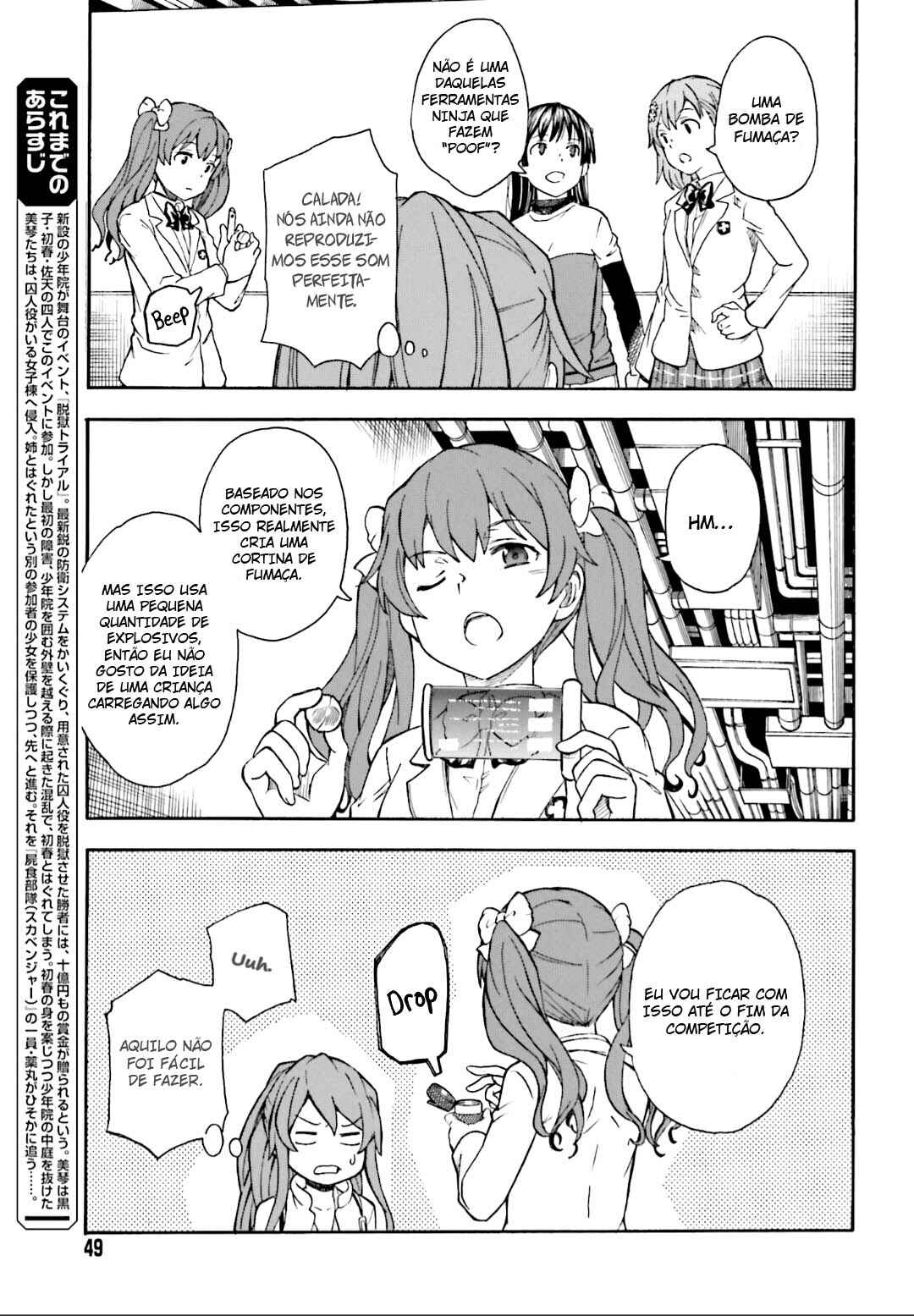 Toaru Majutsu no Index Gaiden: Toaru Kagaku no Railgun capítulo 104 página 3