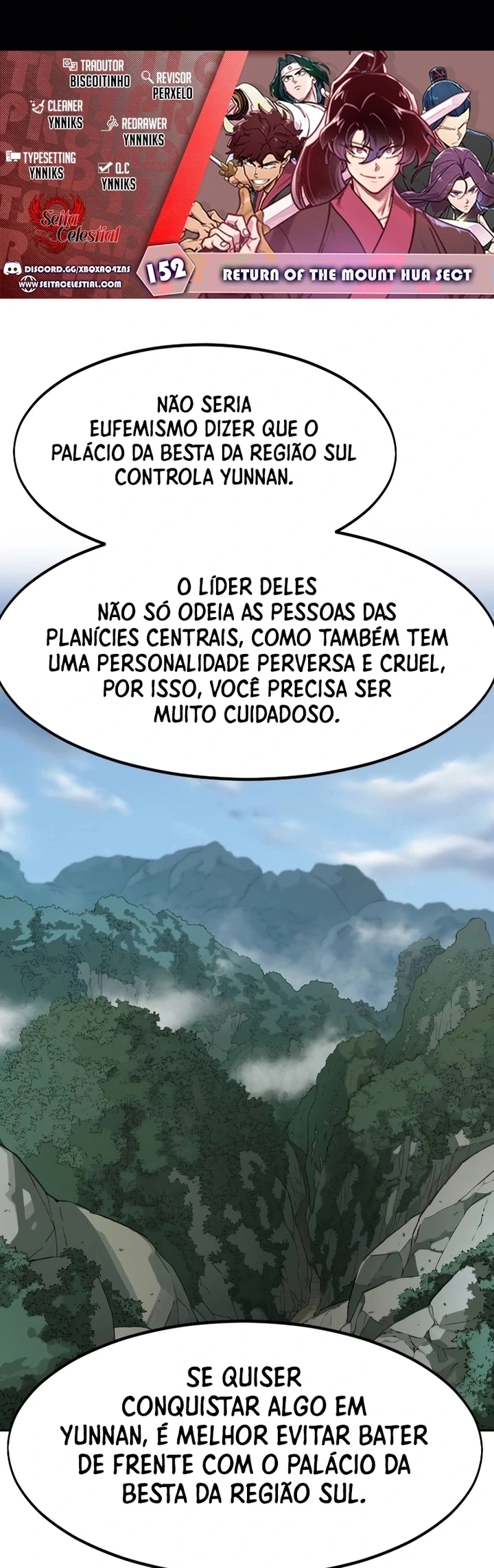 O Retorno da Seita do Monte Hua capítulo 152 página 1