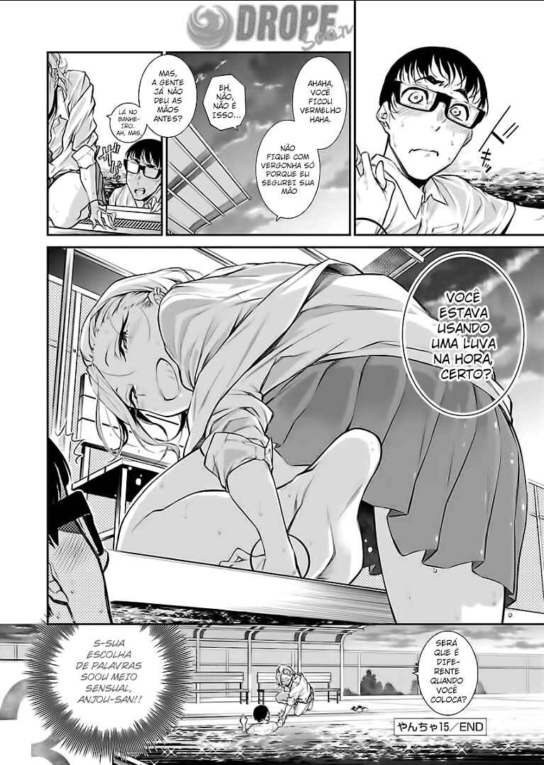 Yancha Gal no Anjou-san capítulo 15 página 16