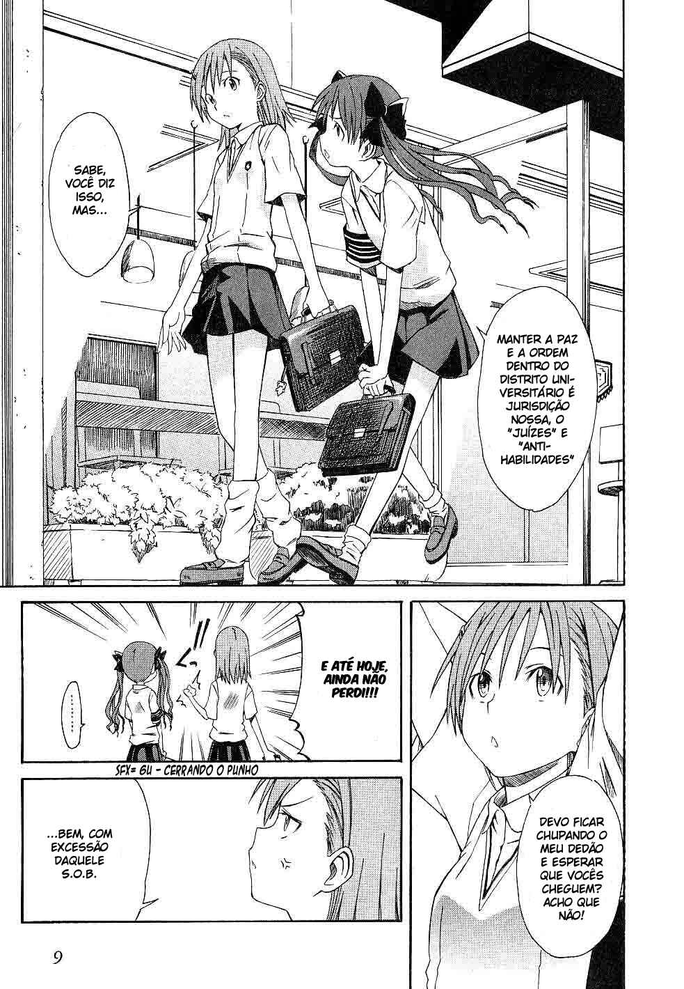 Toaru Majutsu no Index Gaiden: Toaru Kagaku no Railgun capítulo 1.16 página 6