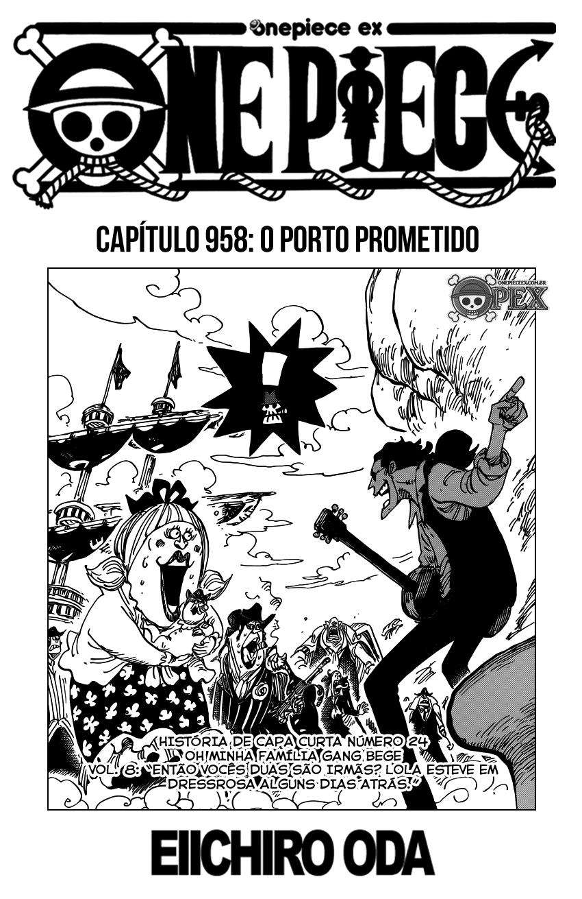 One Piece capítulo 958 página 1
