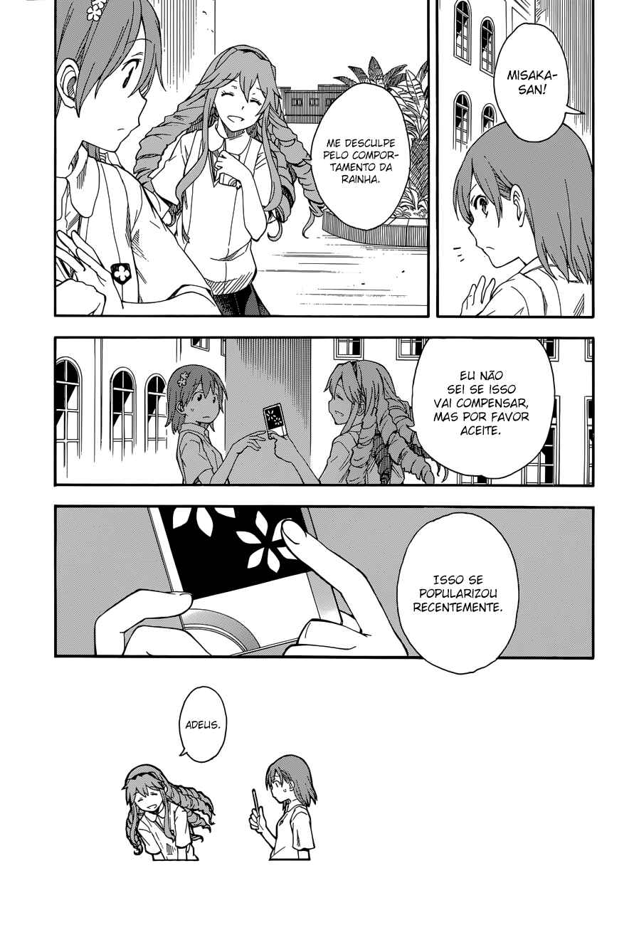 Toaru Majutsu no Index Gaiden: Toaru Kagaku no Railgun capítulo 71.5 página 9