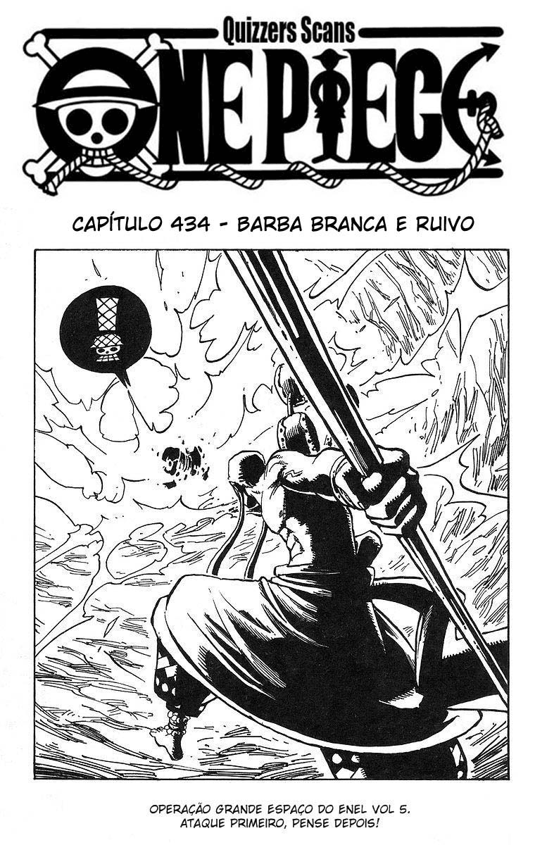 One Piece capítulo 434 página 1