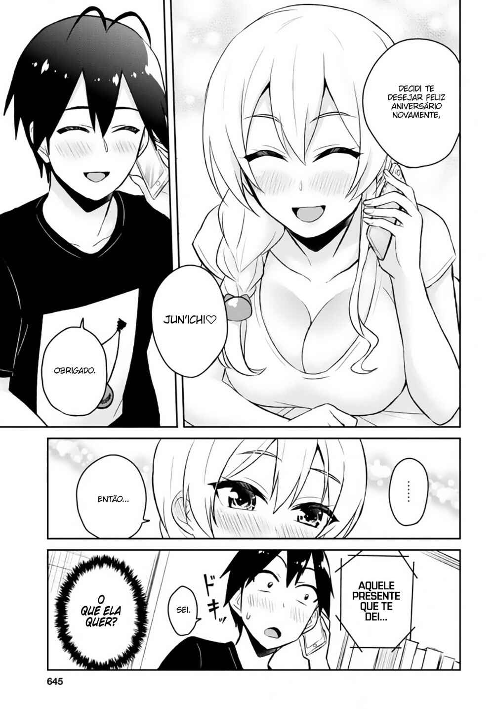 Hajimete no Gal capítulo 54 página 5
