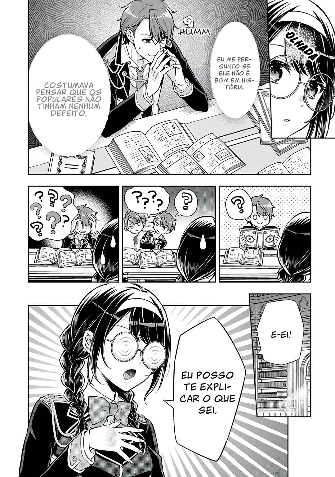 Dantoudai ni Kieta Densetsu no Akujo, Nidome no Jinsei de wa Gariben Jimi Megane ni Natte Heion wo Nozomu capítulo 1.3 página 3